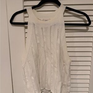 Wilfred Cream Knit Tank Top
